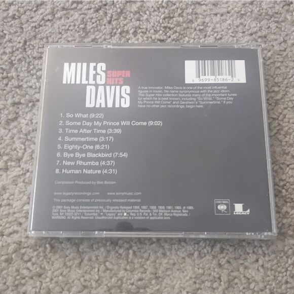 Miles Davis - Super Hits CD PRE-OWNED - Picture 3 of 3